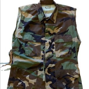 camouflage vest